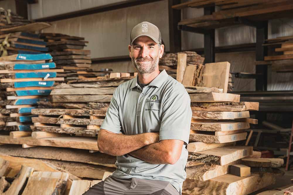 Devin Ginther at Texas Urban Sawmill