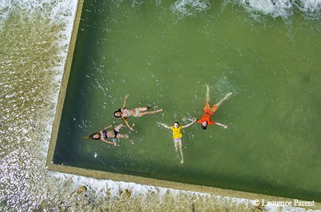 Swimming at Blanco State Park
