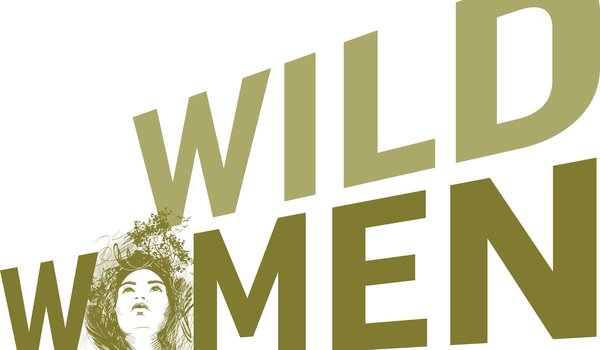 wild women illustration with the "O" being a sketch of a woman's face framed with flowers