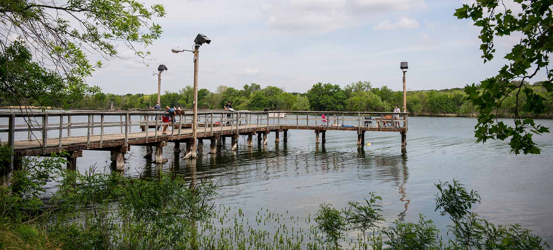 Inks Lake pier