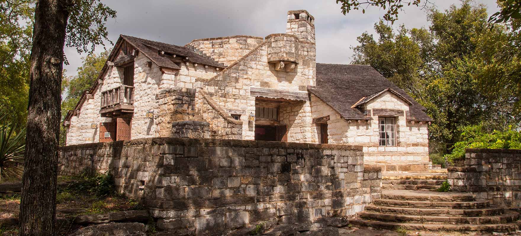 CCC structure at Longhorn Cavern state park
