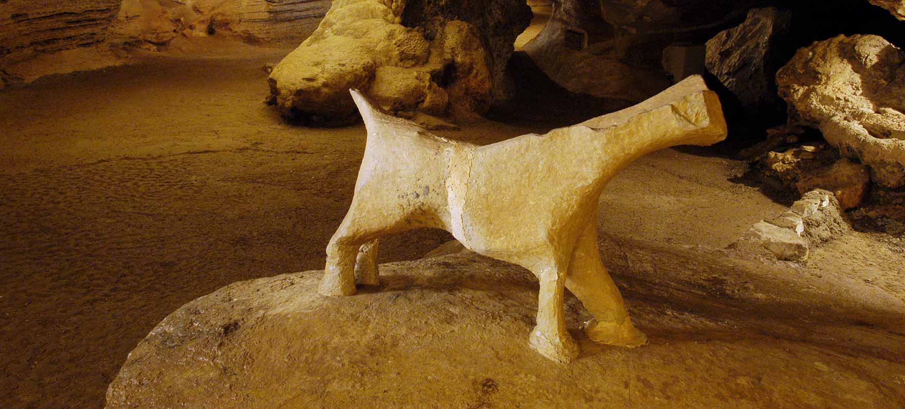 rock formation at Longhorn cavern