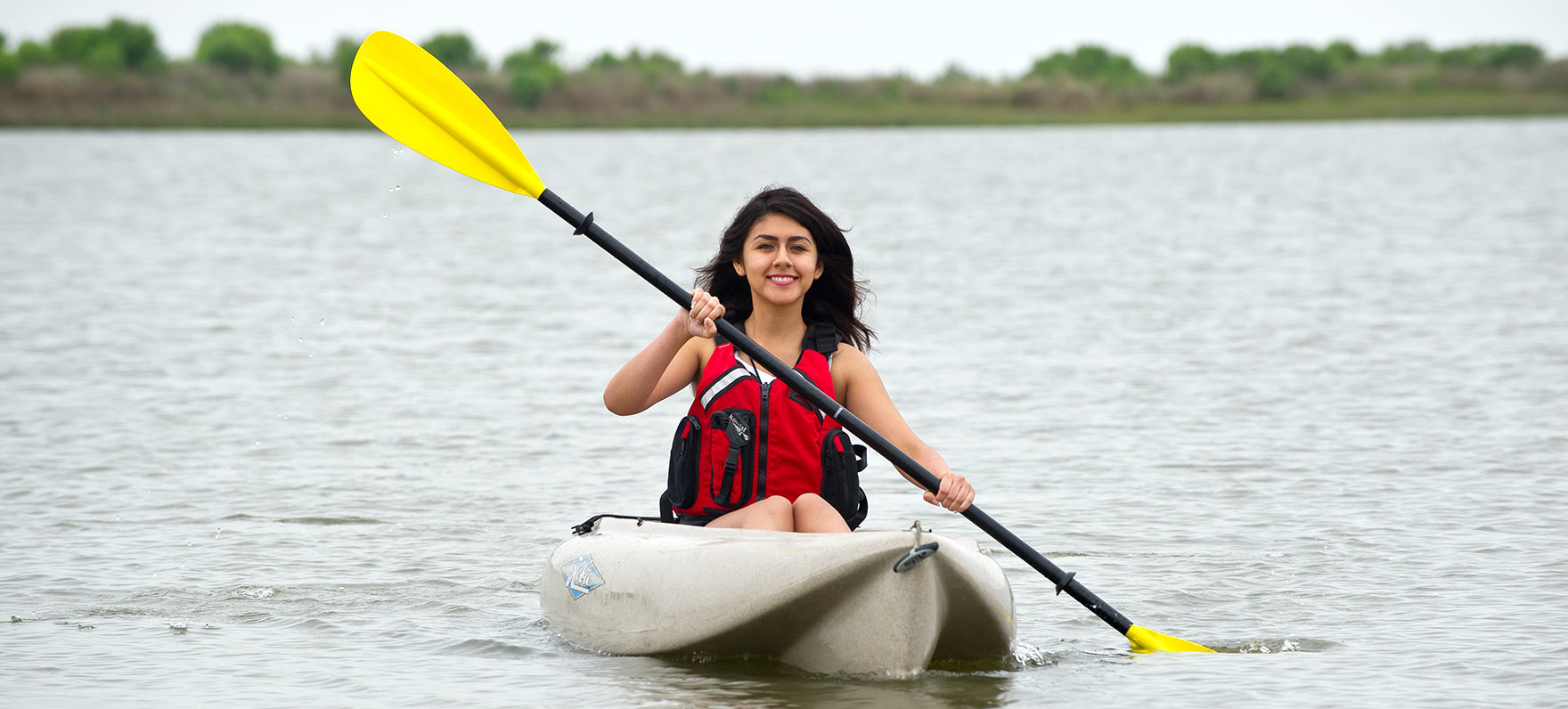 Kayaking at Galveston Island